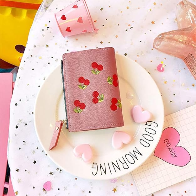 Amazon | [HSFEO] 財布 ミニ財布 レディース さくらんぼ