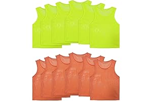 VOGRYE Pinnies Scrimmage Vests, Scrimmage Jersey for Adult Team Sports Practice
