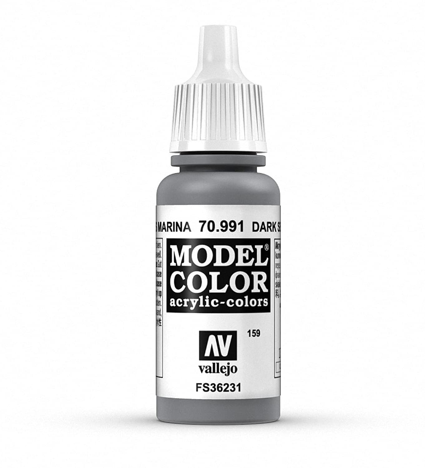Vallejo Model Color 17 ml Acrylic Paint - Dark Sea Grey
