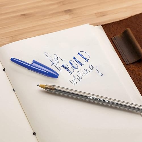 Miniatura 6 de BIC Cristal Xtra Bold Fashion - Bolígrafos de punta media de 0063in 240 unidades paquete de 240 colores para tomar notas suministros escolares para