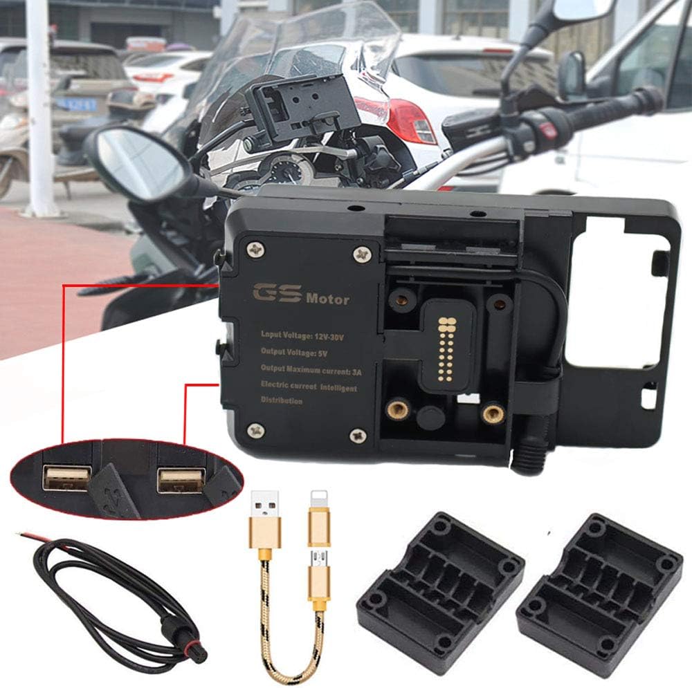 KIMISS Staffa Di Navigazione Per Moto In Alluminio - Supporto GPS/telefono Per NC750X (2014-2015) E NC700X (2012-2014) - 5