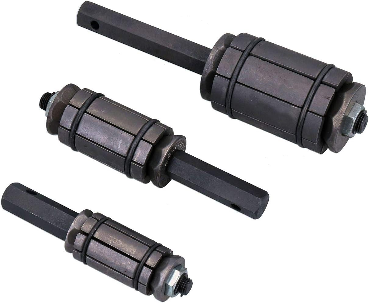 Exhaust Expander/Tail Pipe Tailpipe Tool Muffler 3pc 30mm - 85mm AT399