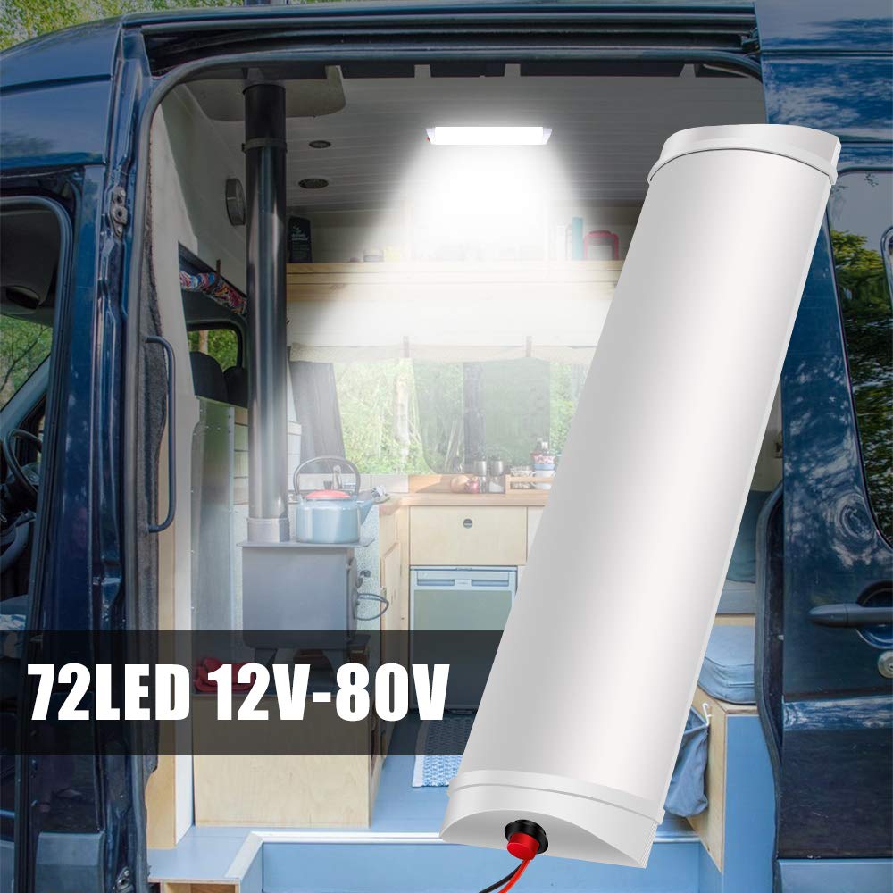 Amazon.co.jp: X-STYLE LEDルームランプ 12V 24V 72連LED室内灯