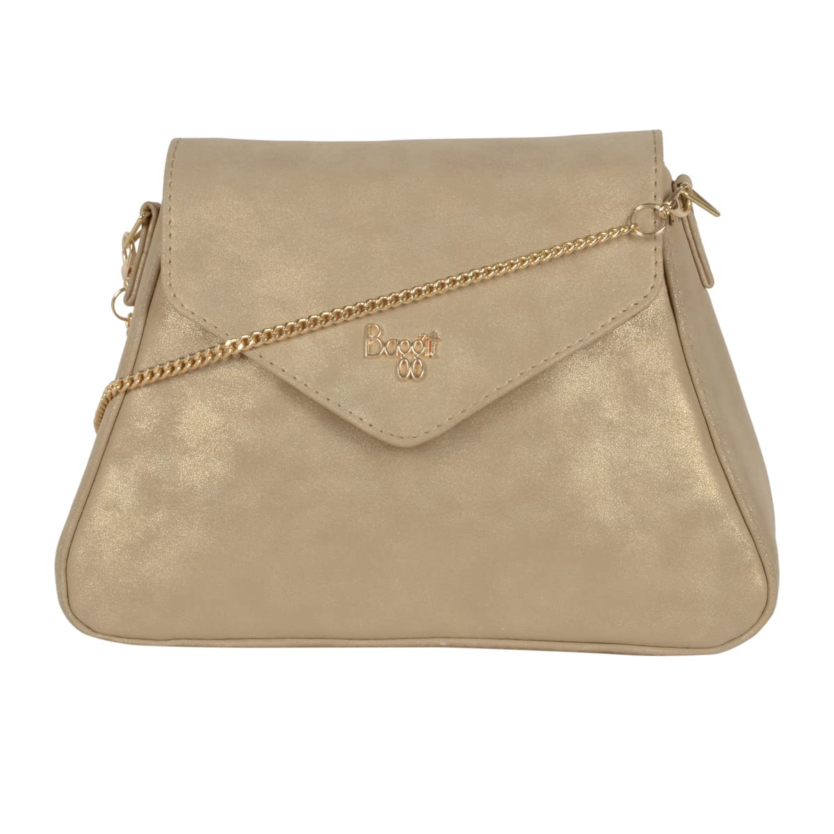 Baggit Women Gold Satchel Sling Bag Xxs Size | Ladies Stylish Casual Cross Body Purse Handbag (B0BN8JTXC3) Amazon Price History, Amazon Price Tracker