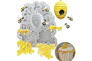 Cestony Honeybee Honeycomb Bee Silicone Molds