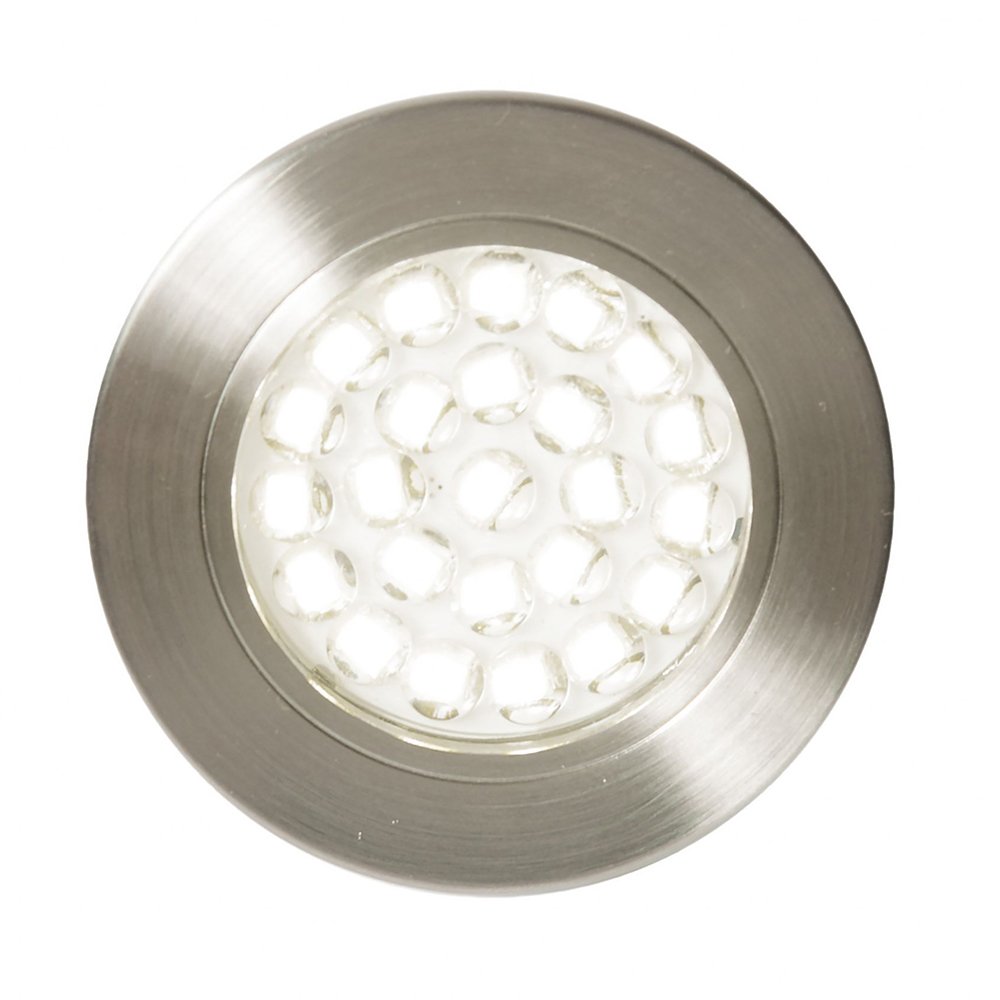 Litecraft Charles Satin Nickel Natural White Kitchen Led Recessed Under Cabinet Light from B&Q
