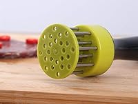 Vista 6 de YJ Loose Meat Needle, 24-pin Stainless Steel Grilled Tenderloin, Tenderizer. Heavy Cooking Tools for Tenderizing Beef, Chicken, Steak, Pork, Fish