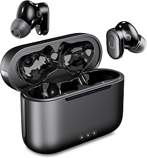PSIER Wireless Earbuds Active Noise Cancelling Bluetooth 5.3 Earbuds with 4 Mics Clear Calls, 30H Playtime Deep Bass True Wireless Earbuds with Transparency Mode Bluetooth Headphones for Working