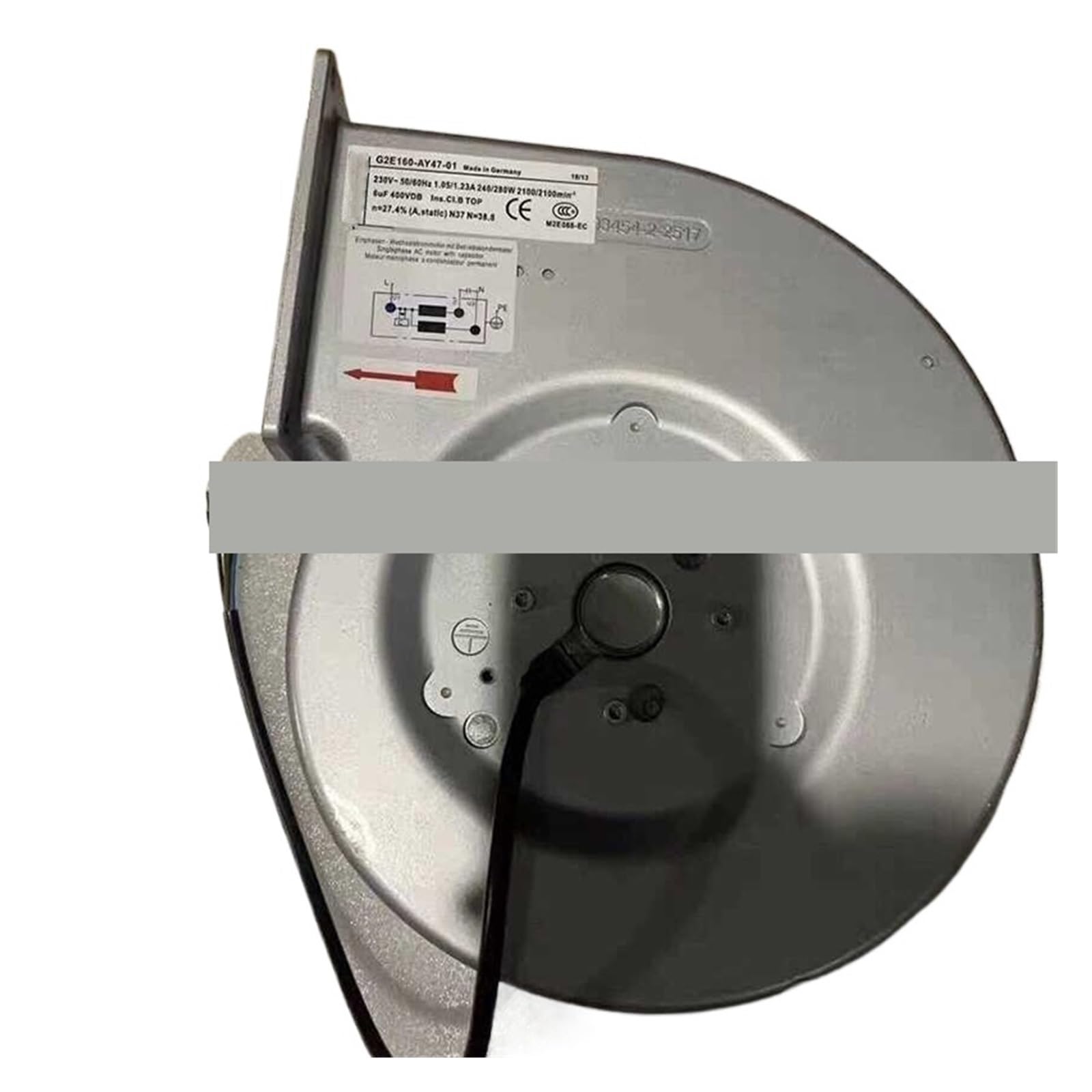 OSHZIKJII G2E160-AY47-01 230v 50/60Hz 1.05/1.23A 240/280W Fan