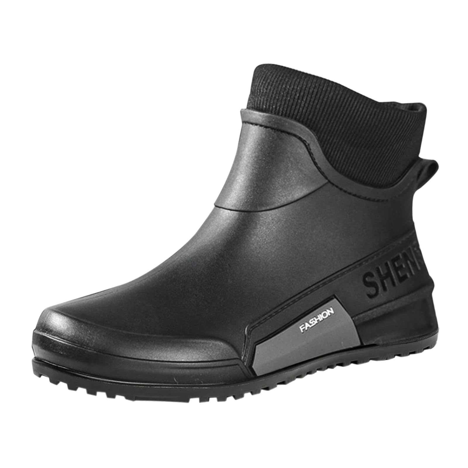Botas De Lluvia Wellington Antideslizante Flexible Marrón Gris Rojo Rosa Blanco