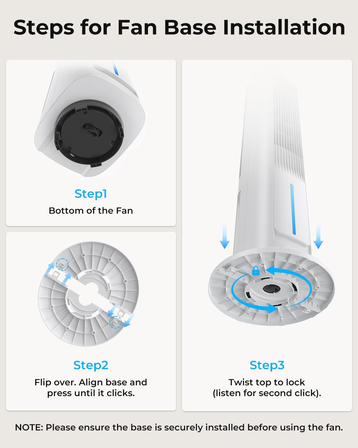 LEENON 3-in-1 Turmventilator mit Wasserkühlung, 38" Luftkühler (35dB leise), Fernbedienung, 3 Stufen & 4 Modi, 12H Timer, Oszillierend, Mobiler Verdunstungskühler für Schlafzimmer & Büro
