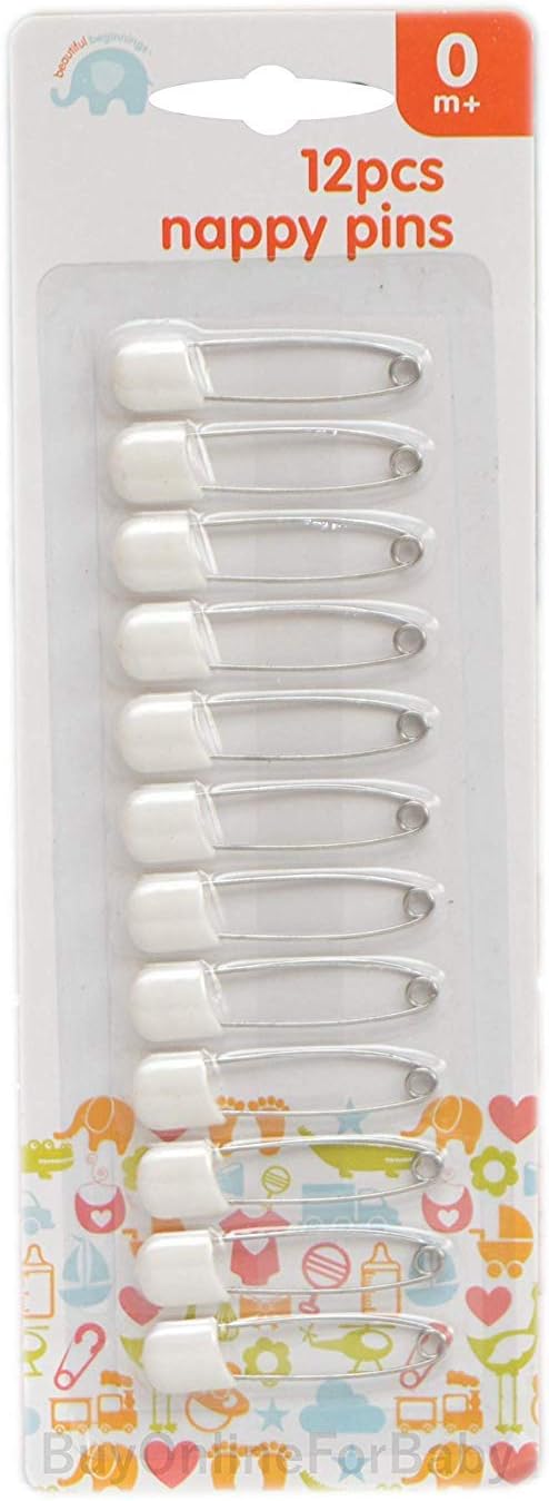 12 BEAUTIFUL BEGINNINGS - Nappy PINS