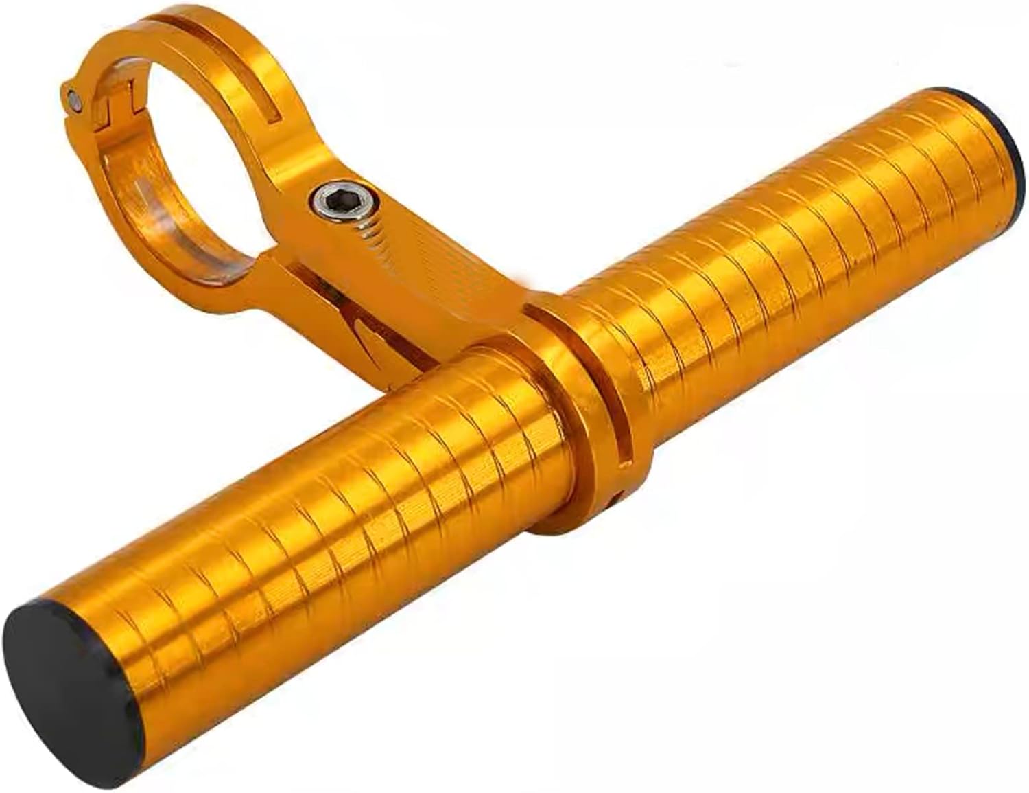 Bike Handlebar Extender suitable for Electric Scooter Double Clamp Carbon Fiber Super Long Aluminum Alloy Bracket Mount Use Mountain Bicycle Space Saver (Solid-lengthen-Red)