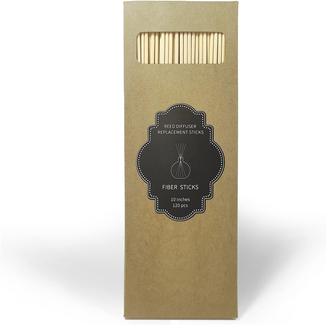 120 PCS Fiber Reed Diffuser Sticks, 10 Inch Reed Diffuser