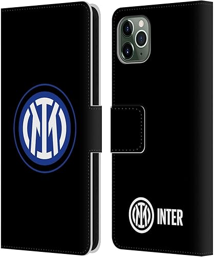 Vista 106 de Head Case Designs Officially Licensed Inter Milan Inter Milano Logo Badge Leather Wallet Case Compatible with Apple iPhone 11