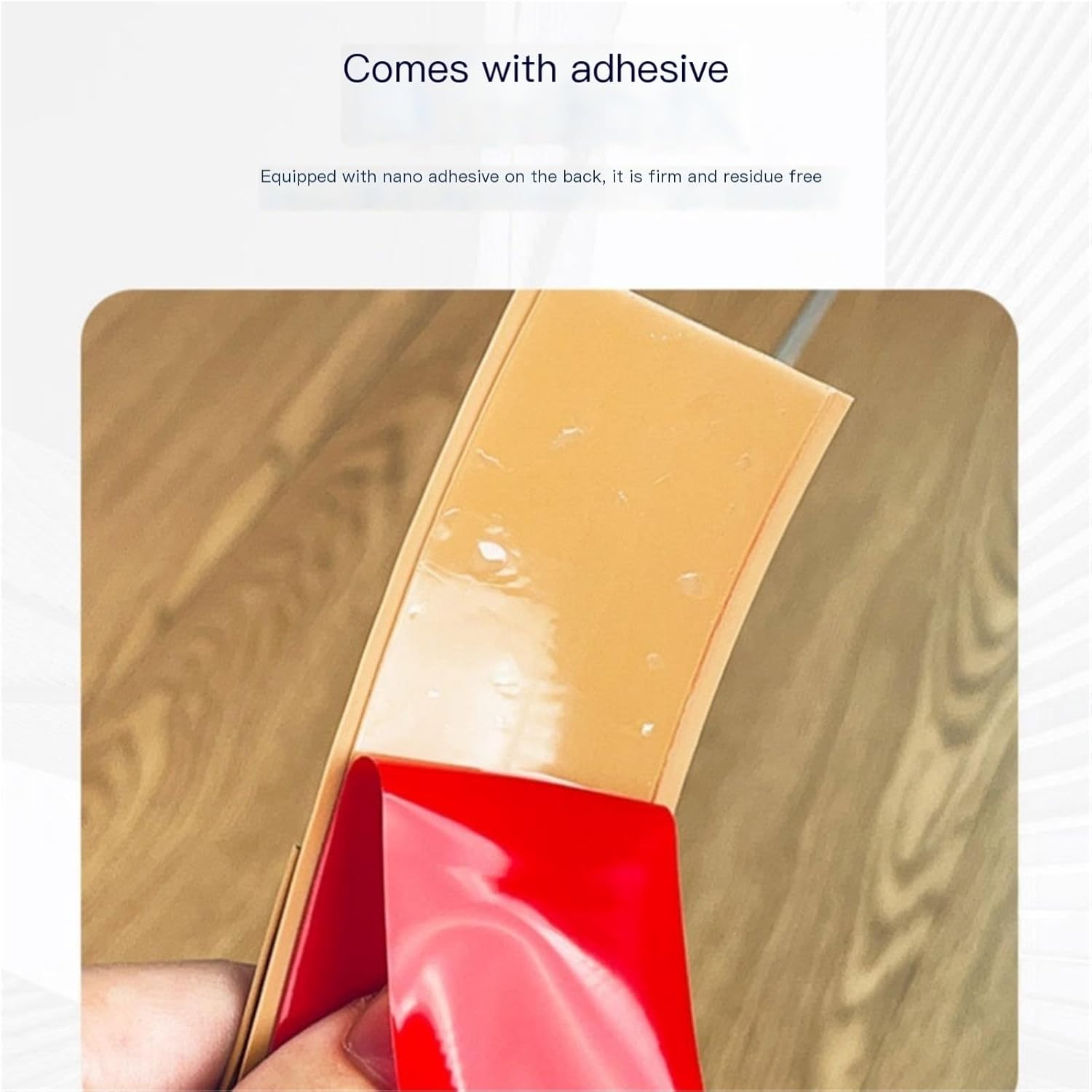 Extra Wide Floor Transition Strip，Vinyl Transition Strip For Flooring，Width 3 Inch，Multi Functional Floor Gap Masking Strip, Suitable For Multiple Places Such As Corners, Door Frames, Etc.(Style 7,3 m