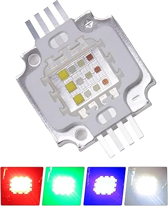 Amazon.com: LEDGUHON High Power LED Chip 12W RGBW Super Bright Light ...