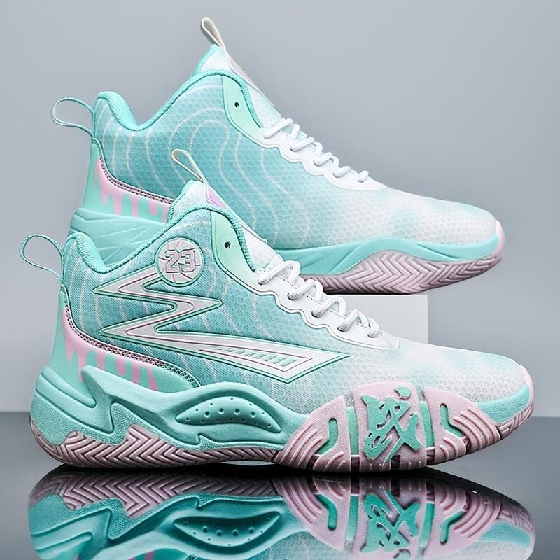 Zapatillas de baloncesto para adolescentes con suela antideslizante deportiva 3