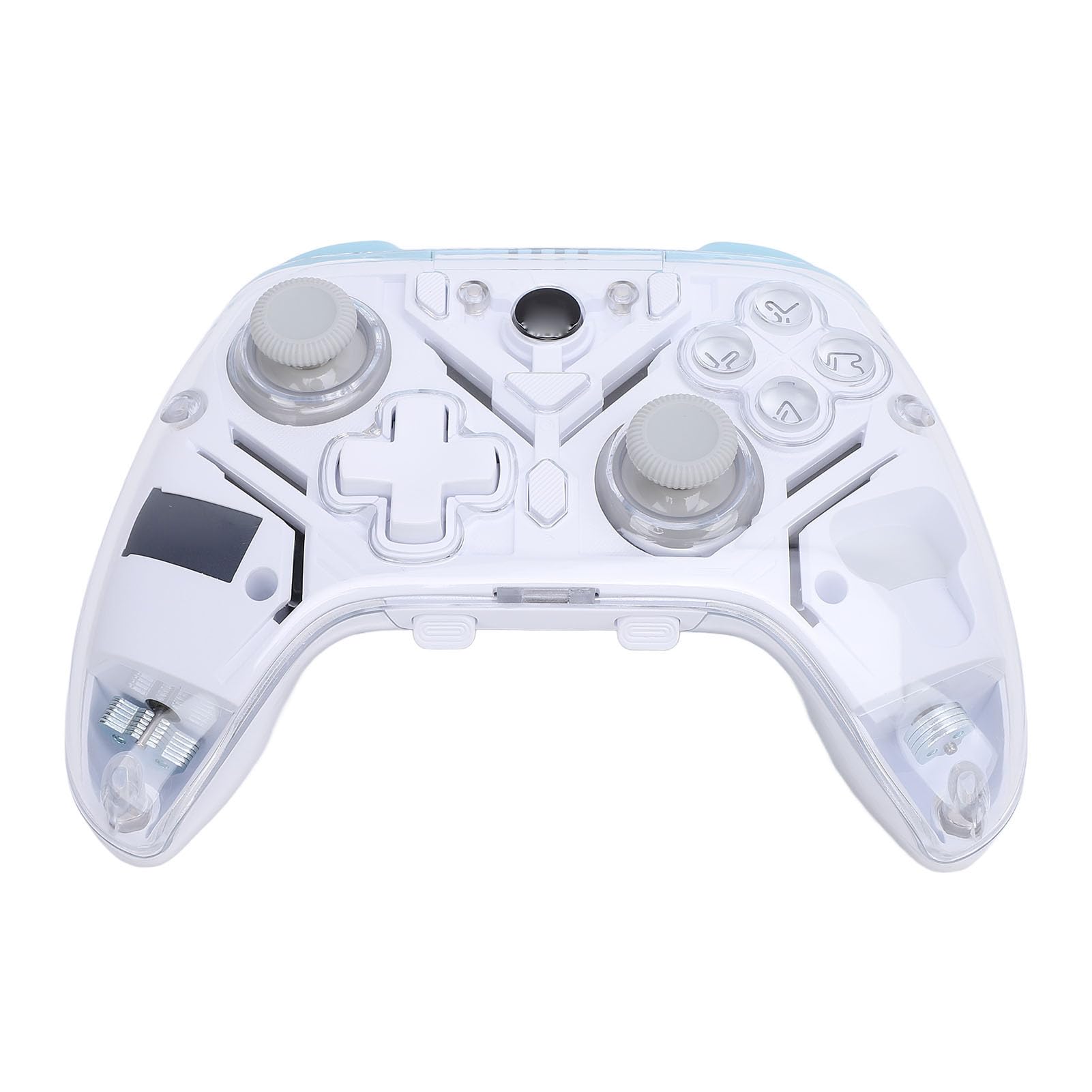 Dioche Controller di Gioco Video Controller di Gioco Wireless 2.4G con Trigger Hall e Luce RGB - di Bluetooth Burst per, e PC - Videogioco Tutto in (WHITE)