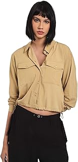 Premoda Women Fancy Cropped Parachutte Blouse PRWxx003059 Modern