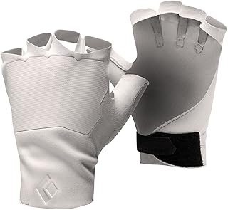 BLACK DIAMOND Crack Gloves | Synthetic Suede Construction | 3D Patterned Fit | Durable, Comfortable Protection for Trad Rock Climbing
