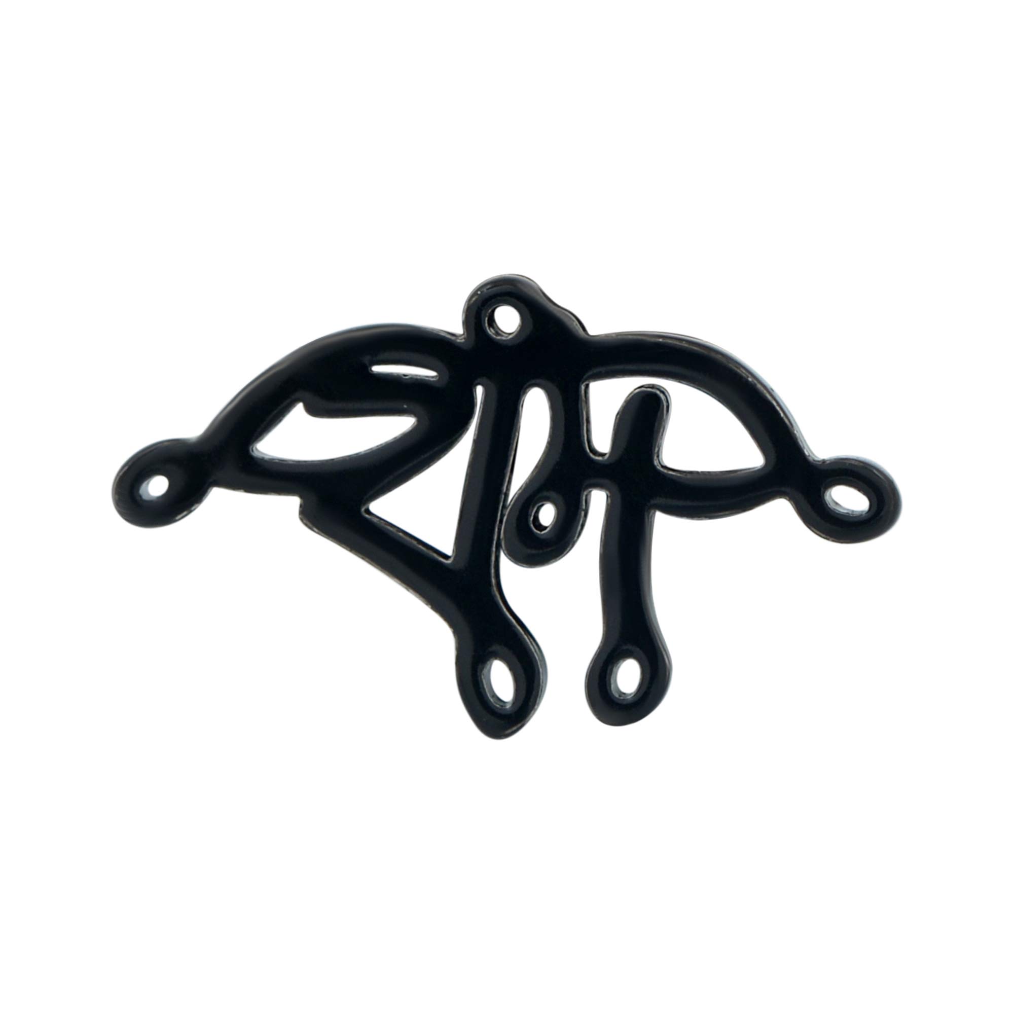 Stainless Steel Lord Ram Shri Ram Hindi Letters Black Religious Fancy Screw Back Classic Single Ear Stud Earring Fashion Piercing Retainer Piercing Jewelry for Mens/Boys (1 PC)-image-36