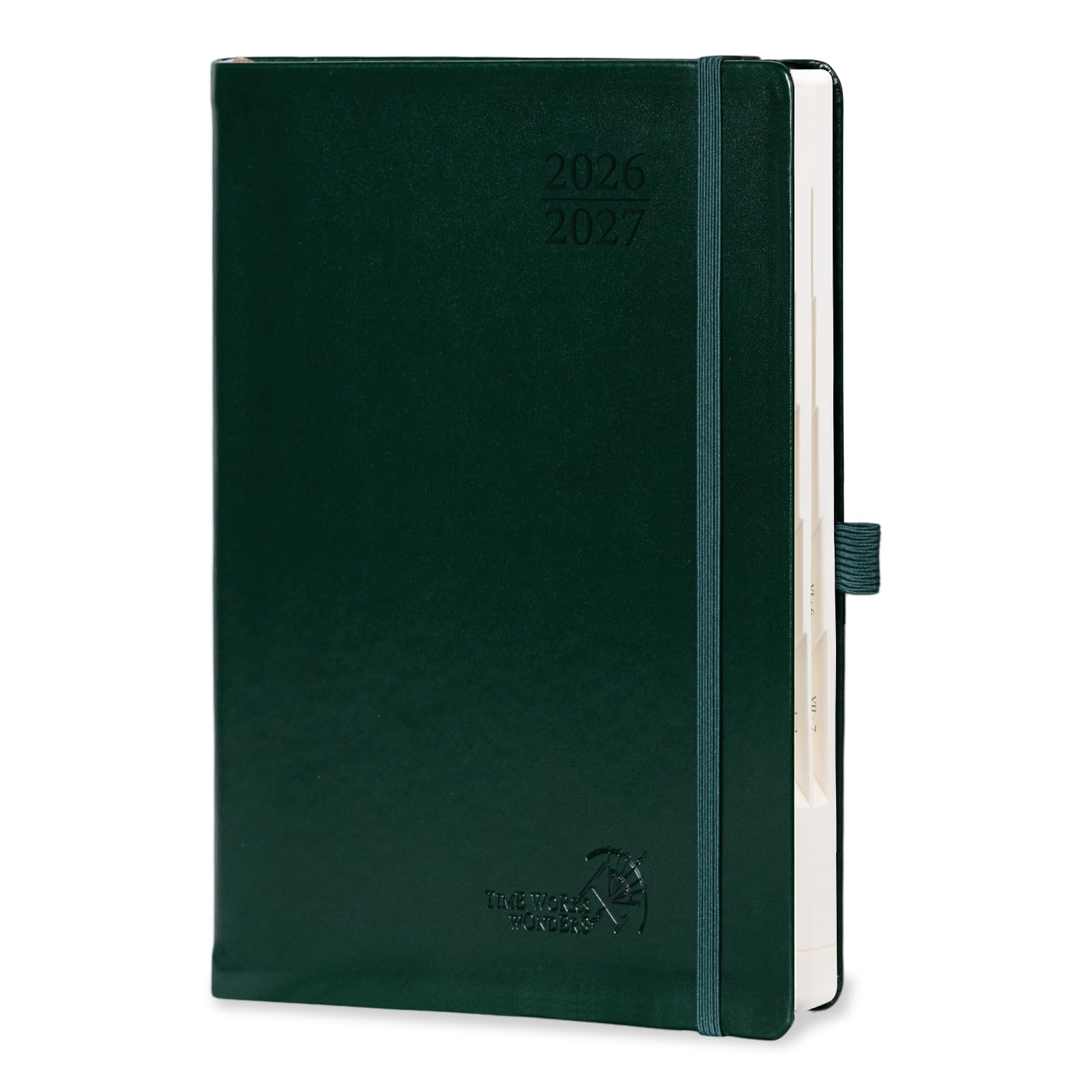 POPRUN 2026-2027 Academic Diary A Day Per Page A5 Hardback Daily Planner