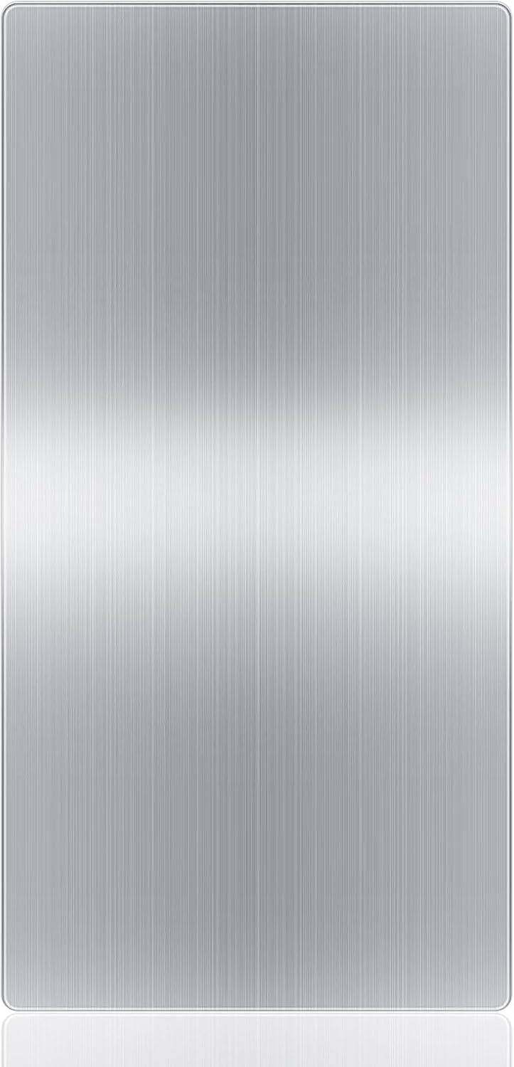 32 x 16 Inch Stainless Steel Hand Dryer Wall Splash Guard Metal Wall Panels Backsplash Protector with Ultra Strength Adhesive for Bathroom, Kitchen, Restroom