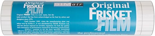 Low Tack Film Matt Roll, Clear, 254mm x 3.66m, Fine Cut Vinyl, Cuts Cleanly, Removable Adhesive, Self-Adhering, Durable, For Pencil Drawing