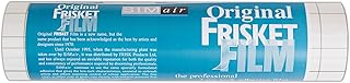 Frisket Low Tack Film Matt Roll, Clear, 254mm x 3.66m, Fine Cut Vinyl, Cuts Cleanly, Removable Adhesive, Self-Adhering, Durable, For Pencil Drawing