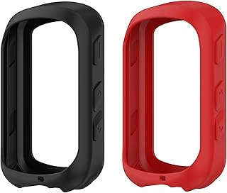 Protective Case Compatible for Garmin Edge 840/540 Case Soft Protector Cover Bumper for Garmin Edge 540/840 Cycling Computer Accessories (red&Black)