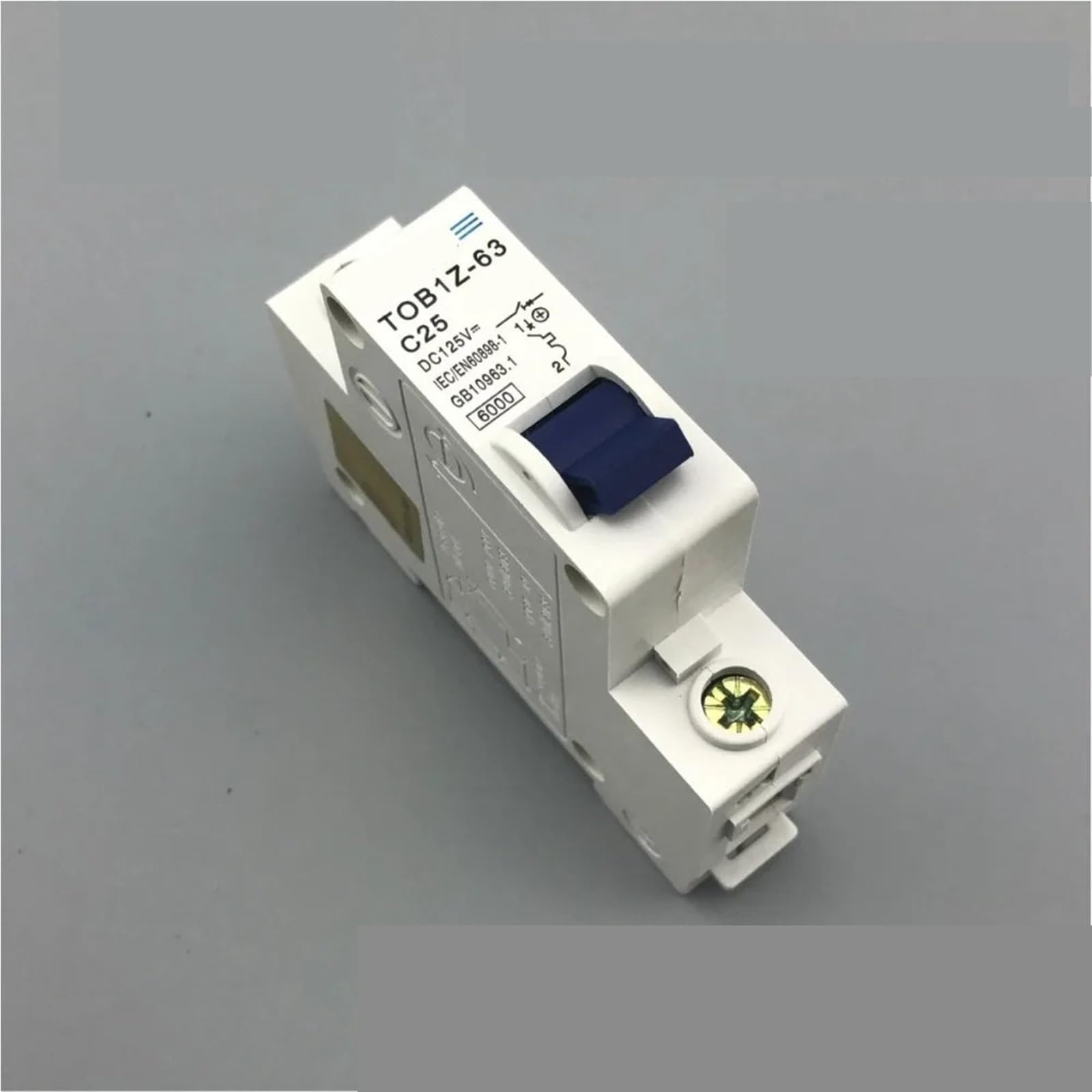 Disjoncteur monophasé 1P 25A TOB1Z, protection CC de haute précision 125V - 4
