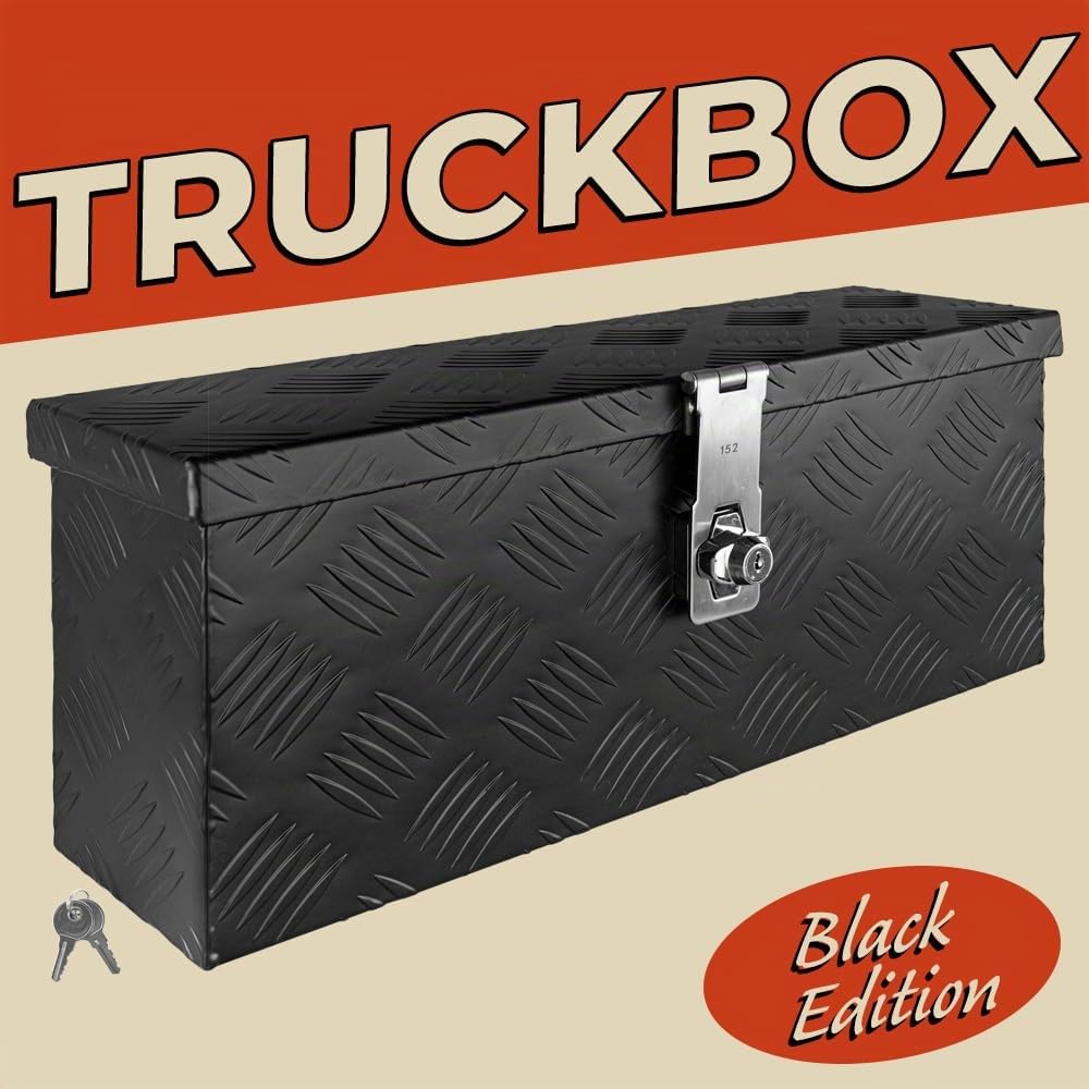 Trucky Truckbox Aluminium Abschließbar Deichselbox Alu Kiste Anhängerbox
