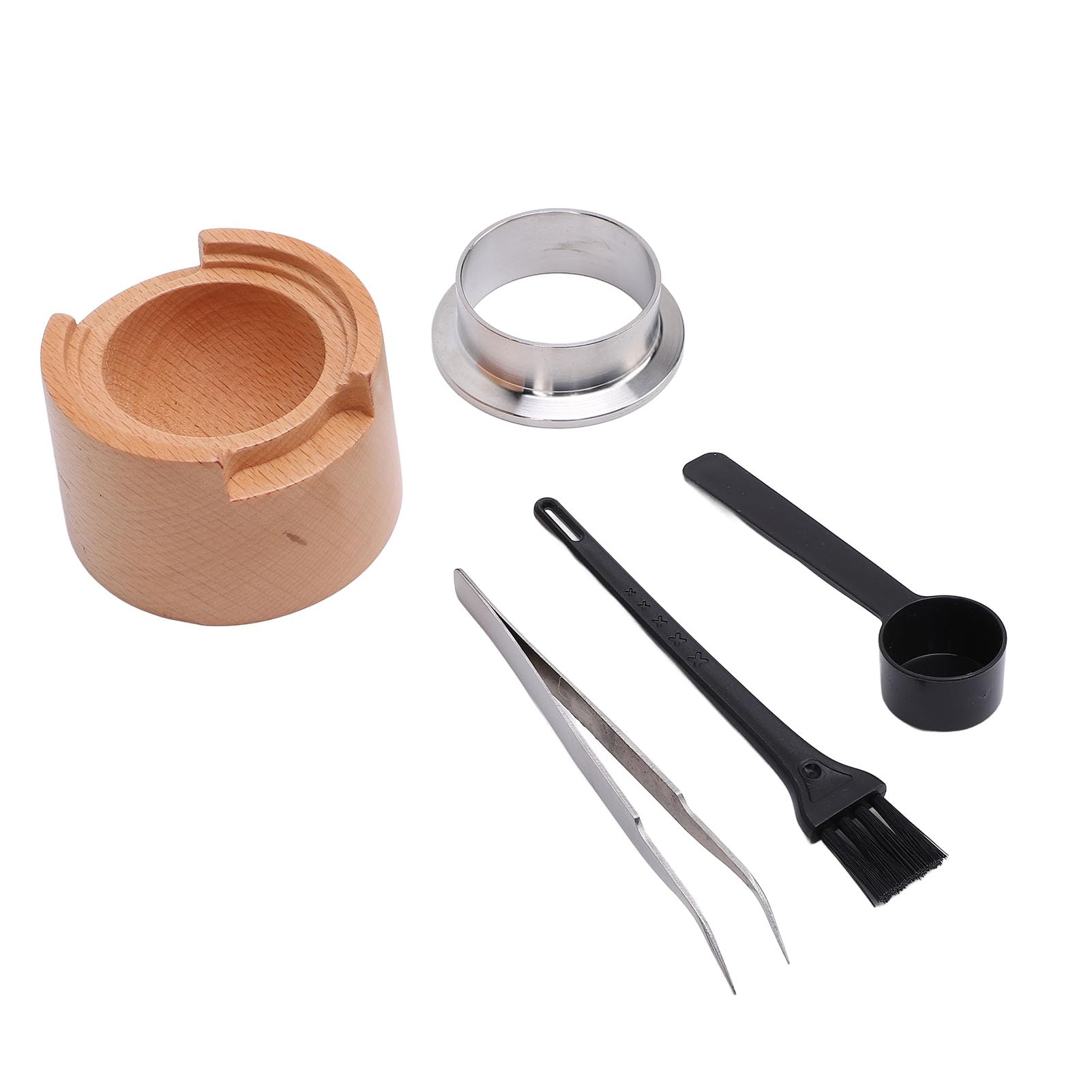Kit de recarga de cápsula de café kit de cápsula de café reutilizable kit de recarga de café con 50 piezas de aluminio focas de aluminio pincel de cuchara clip