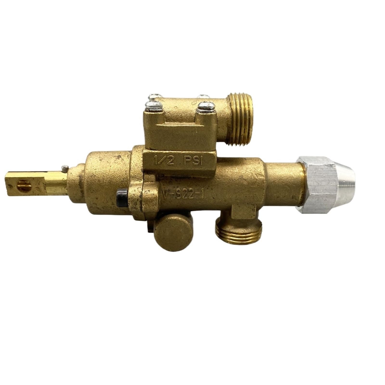 Quemador giratorio for horno, repuestos for estufa, Control de Gas, válvula de seguridad de latón con quemador piloto, conjunto de regulador de termopar