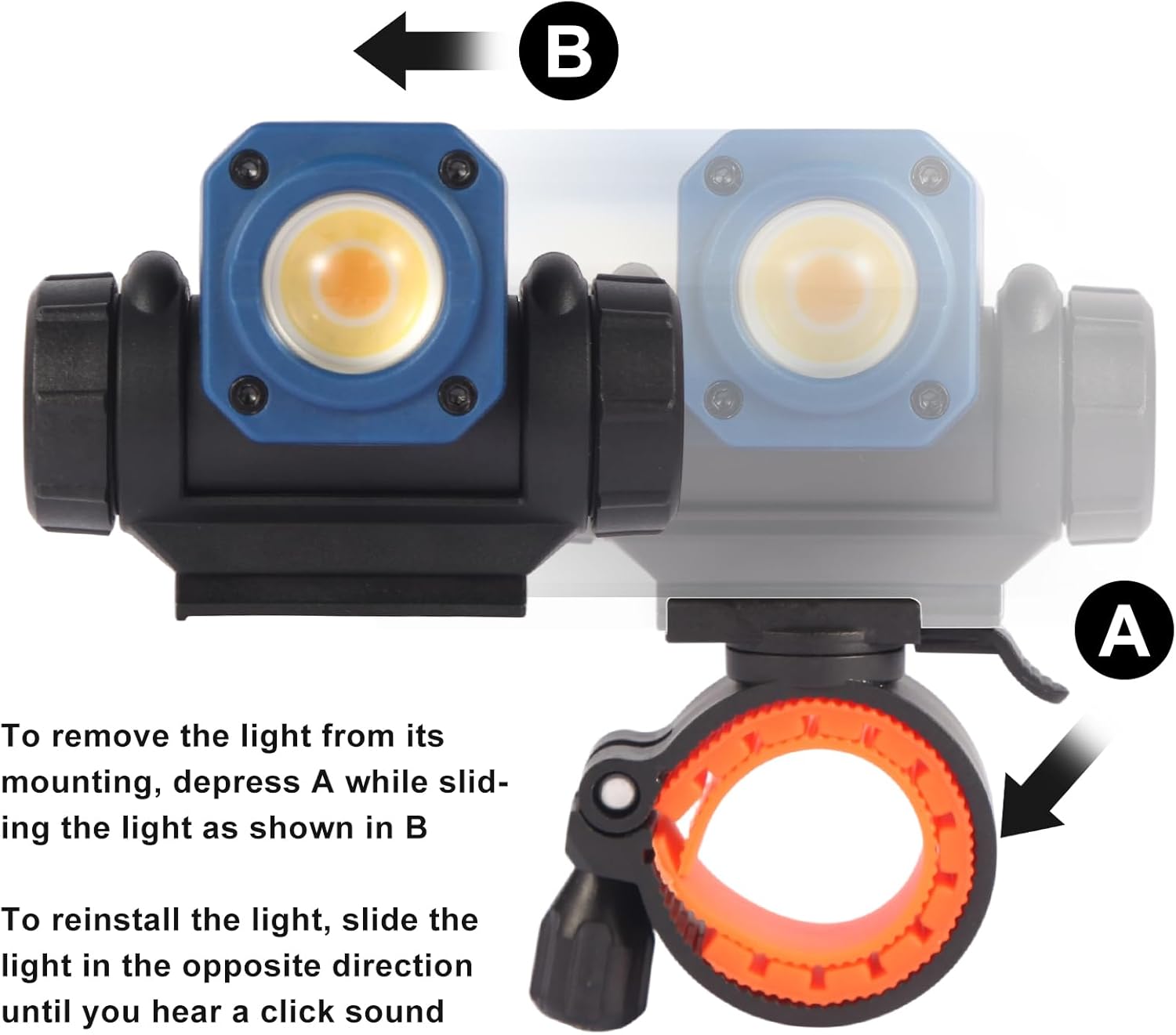 NextLED NT-R3202 Rechargeable Paint Spray Gun Light, CRI 95+ Color Match with 3 Lighting Modes (3000K/4400K/6300K), 450 LM, Mountable & Detachable, Wide Beam, Universal Auto Paint Gun Light Bracket