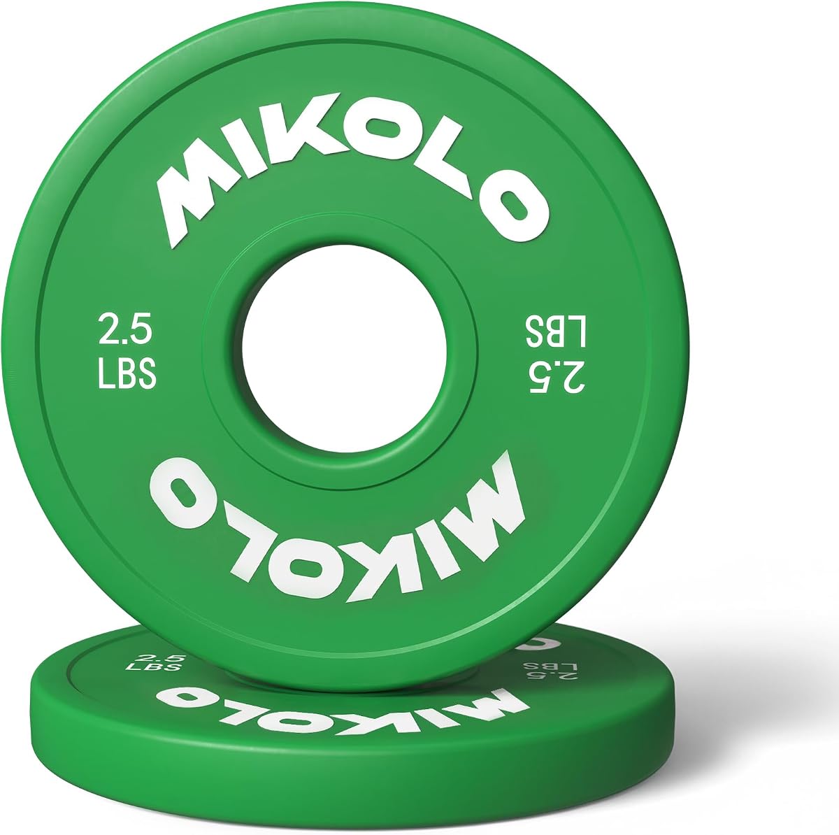Mikolo Change Weight Plates 1.25LB 2.5LB 5LB Set Fractional Plates Set Bumper Plates for Cross Training Fit 2 Inch Barbells Strength Training Weight Plates