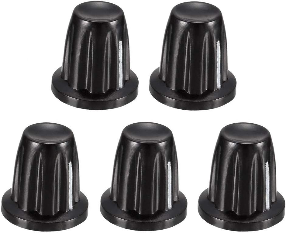 XYWHPGV 5Pcs Speaker Control Knob Power Amplifier Knob 15mm Dia. Rotary
