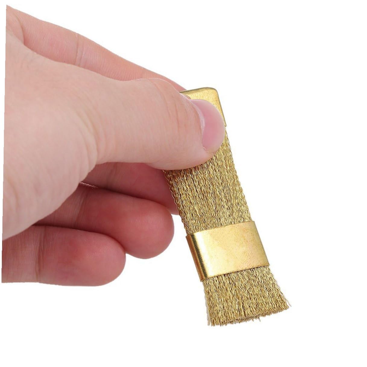 Angoily 2pcs Nail Drill Brush Cleaner for Nail Tools with Copper Wire for Dust Removal and Easy Storage, for Home Use and Professional Manicure Sessions