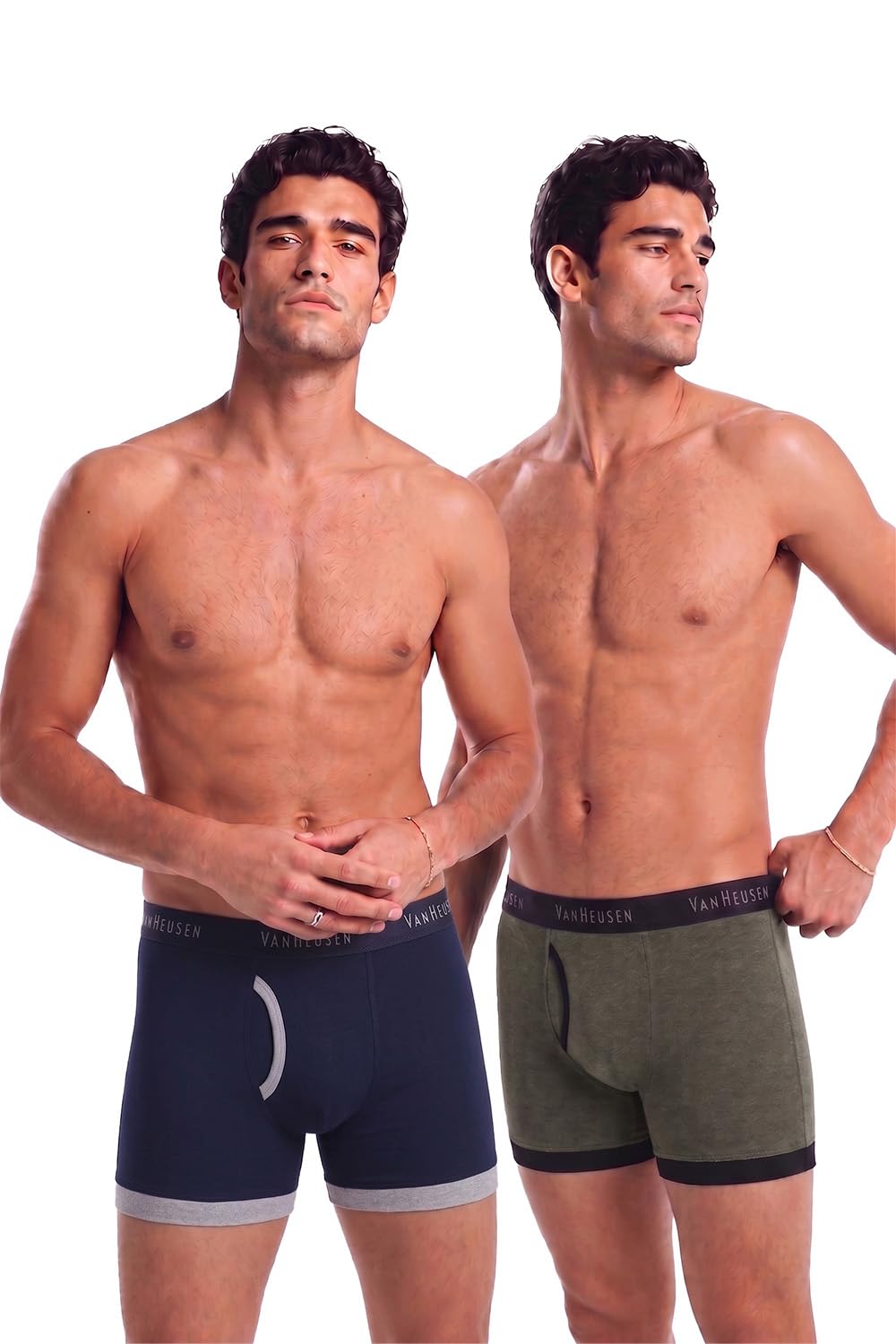 Men Trunks - 100% Combed Cotton - Pack of 2 - Anti Bacterial, Colour Fresh, Moisture Wicking-image-49
