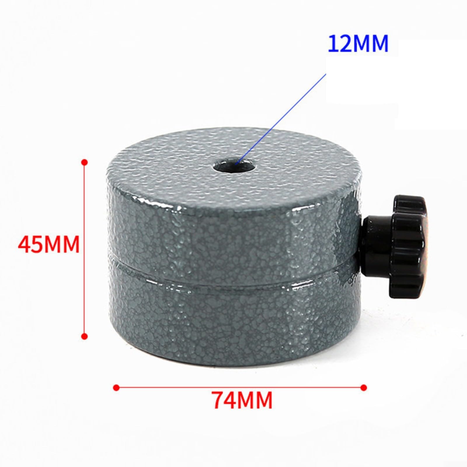 Telescopio Astronómico Armónico Ecuatorial Montura Contrapeso Balance Peso Hierro 1.8 kg For12mm Varillas e Interfaz 12.2mm para Celestron 80EQ 80DX 90DX Gris
