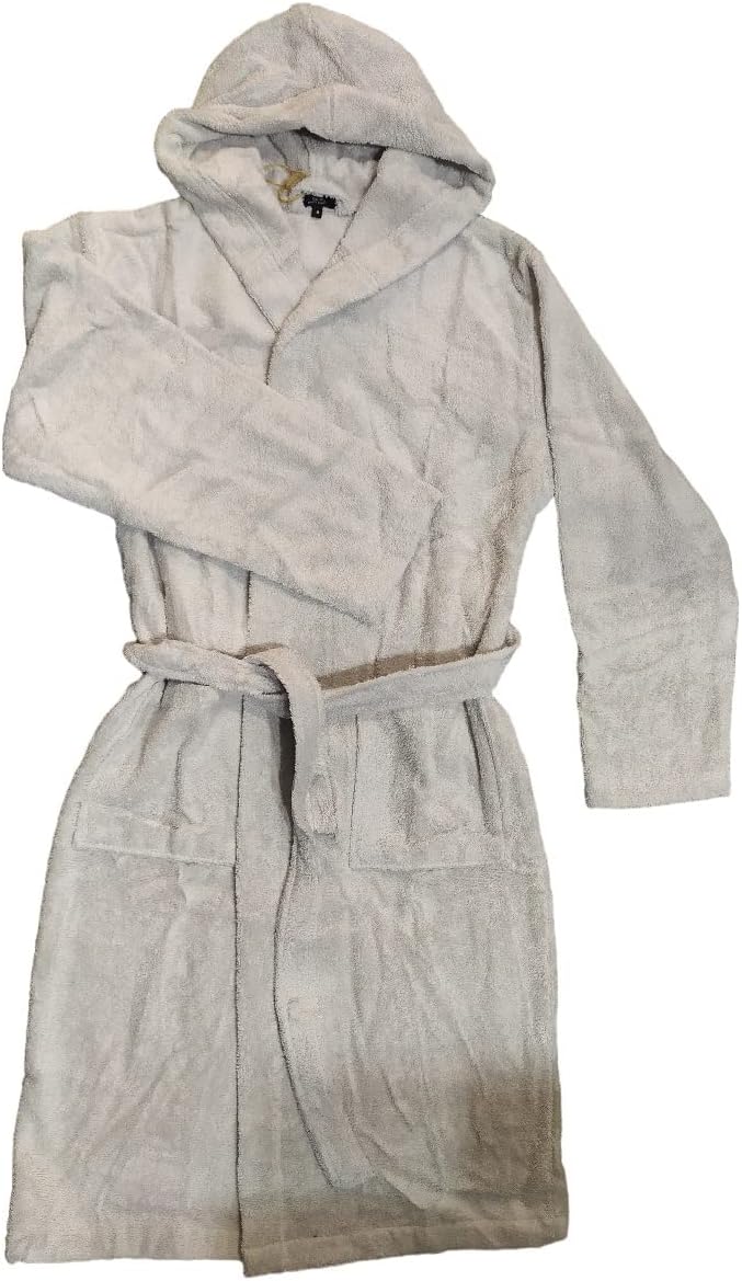 Happy People Accappatoio Cappuccio Donna Grigio In Spugna (L) : Amazon.it:  Moda