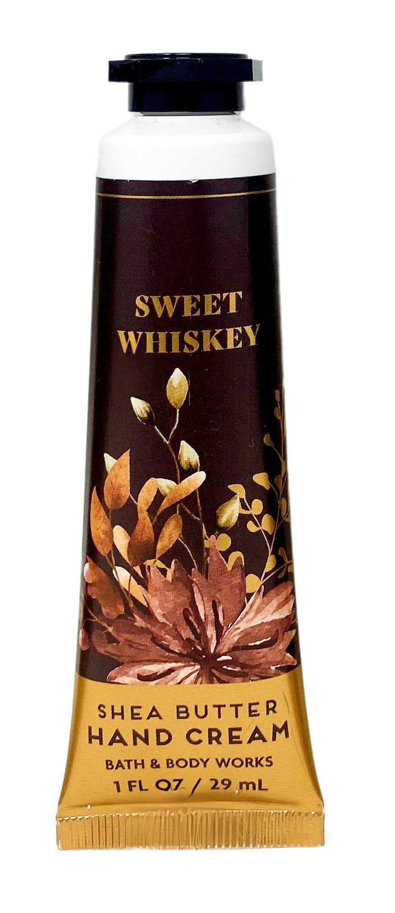 Bath & Body Works Sweet Whiskey Hand Cream - Pack of 3 - With a Himalayan Salts Spring Sample Soap.