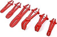 Vista 11 de DURATECH Juego de 3 alicates de sujeción de manguera, alicates de pellizco de manguera con ángulo de 90 grados, juego de alicates de sujeción