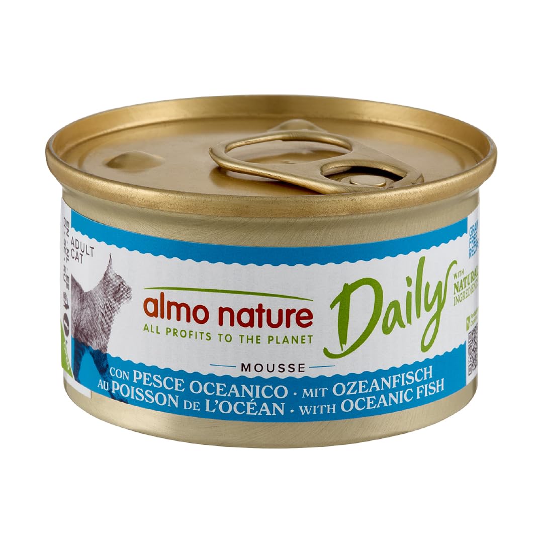 Almo Nature Daily Menu For Cats 6 X 85G - Mousse With Ocean Fish