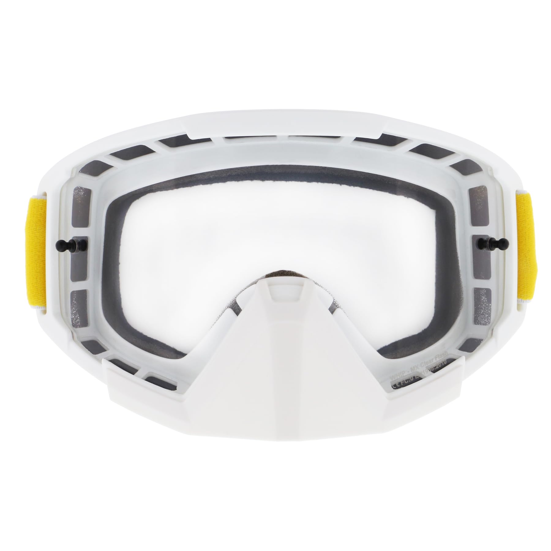 Red Bull SPECT Eyewear Whip 013 Motocross Brille (White,One Size)