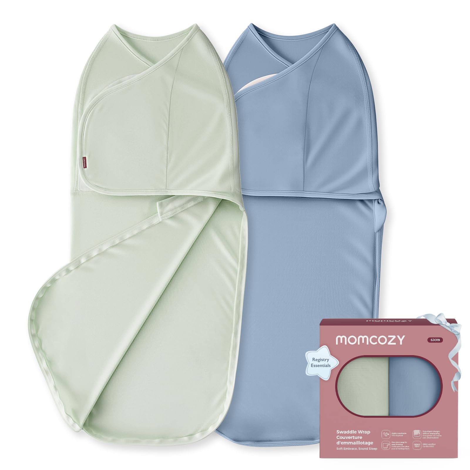aden + anais Essentials Swaddle Blanket, Muslin Blankets for Girls & Boys, Baby Receiving Swaddles, Newborn Gifts, Infant Shower Items, Wearable Swaddling Set, 4 Pk, Dinotime
