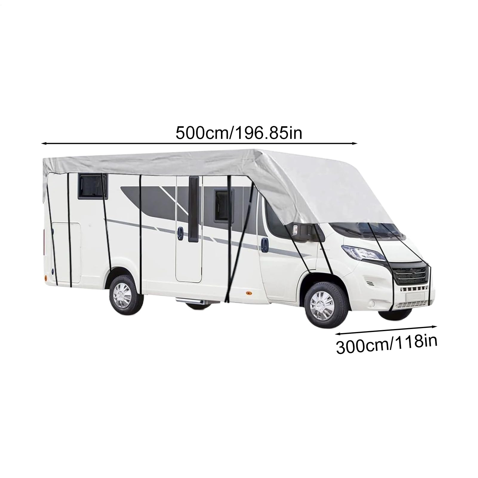 Wohnmobil Abdeckungen Planenstoff wasserdichte UV-Schutz Plane | Faltbare Camper Dachabdeckung Isolierplane Für Reisen Camping Strandabenteuer Winterroadtrip Campingplätze Für Auto Laster