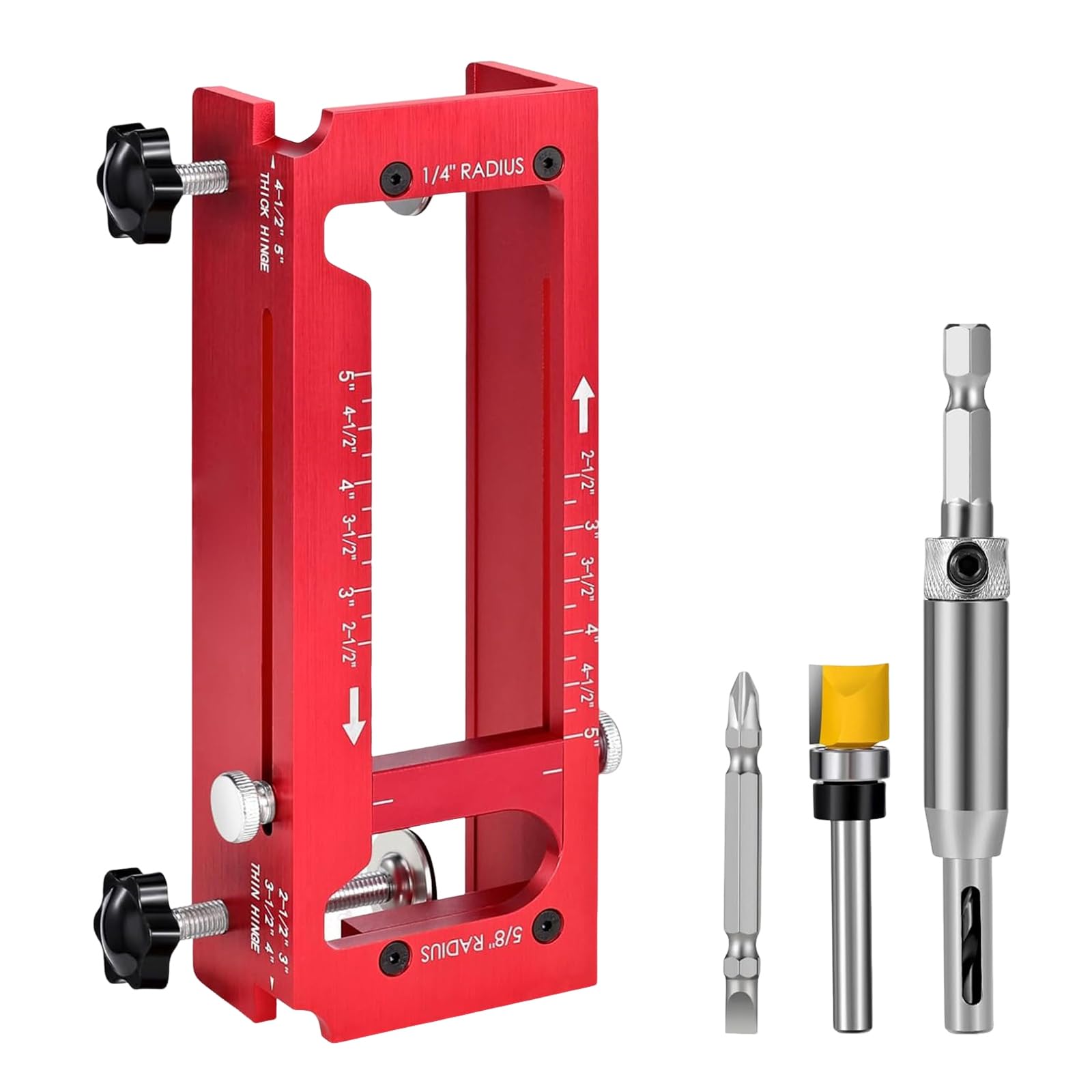 Aluminum Hinge Door Drilling Template Positioning Adjustable Hinges Jigs for Installation Adjustable Jigs Door Positioning Tool