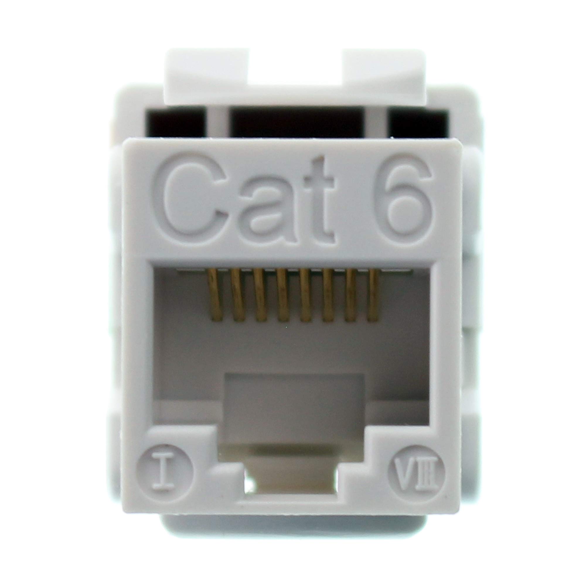 Structure Cable Products CAT6-JACK-WT Cat6 90 Keystone Jack, White